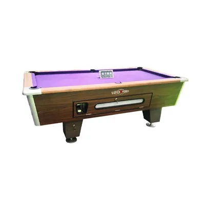 7 fotmynt opererat biljardbord